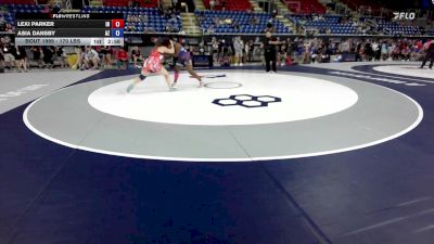 170 lbs Cons. Rd Of 64 - Lexi Parker, IN vs Asia Dansby, AZ