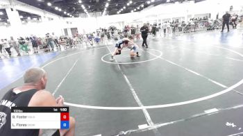 102 lbs Consi Of 8 #2 - Braiden Foster, Gold Rush Wrestling vs Luke Flores, Osoway