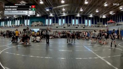 106 lbs Round 3 (4 Team) - Alzider Ortiz, Beebe Trained Silver vs Cale Wimberly, Funky Monkey