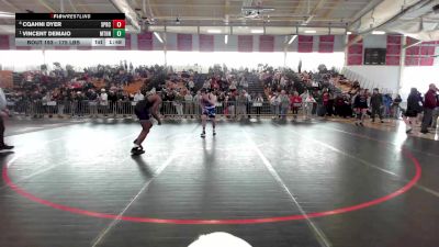 175 lbs Quarterfinal - Cqahni Dyer, Springfield Central vs Vincent DeMaio, Methuen