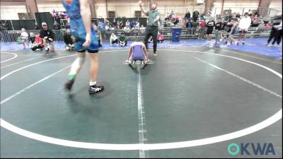 140 lbs Rr Rnd 2 - Bryson Merchant, Chickasha Youth Wrestling vs Logan Mitchell, All American Wrestling