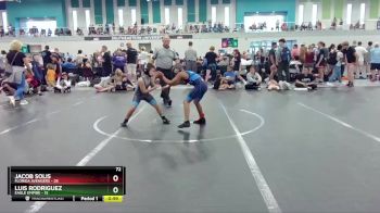 72 lbs Round 6 (8 Team) - Jacob Solis, Florida Avengers vs Luis Rodriguez, Eagle Empire