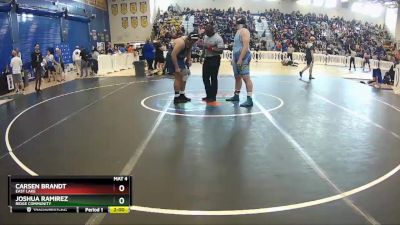 285 lbs Cons. Round 1 - Carsen Brandt, East Lake vs Joshua Ramirez, Ridge Community