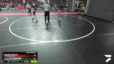 60 lbs Cons. Round 4 - Caleb Stoflet, Wisconsin Rapids vs Clayton Spierings, Mollitium Wrestling Club