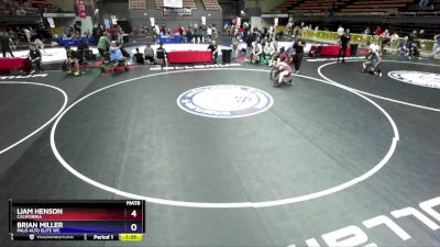 132 lbs Cons. Round 6 - Liam Henson, California vs Brian Miller, Palo Alto Elite WC