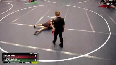 78 lbs Cons. Round 4 - Ryder Pahl, MN Elite Wrestling Club vs Lucas Parish, Pinnacle Wrestling Club