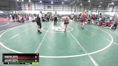 175 lbs Semis (4 Team) - Hayden Smith, BELIEVE TO ACHIEVE vs Hunter Testa, COMBAT ATHLETICS