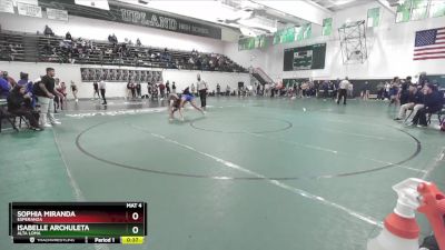 125 lbs Cons. Round 4 - Sophia Miranda, Esperanza vs Isabelle Archuleta, Alta Loma