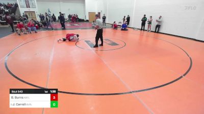 114 lbs Consi Of 8 #2 - Brianna Burns, North Attleborough vs Jaycie Carroll, Burlington