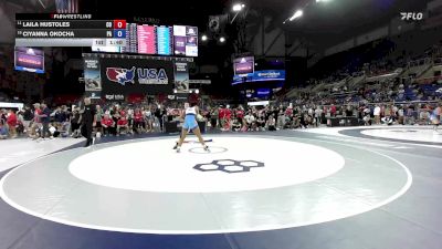 170 lbs Cons. Sub-semis - Laila Hustoles, CO vs Ciyanna Okocha, PA