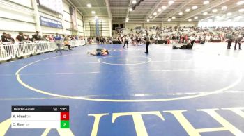 138 lbs Quarterfinal - Kolten Hmel, OH vs Cyler Baer, NY