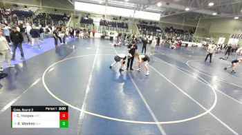 157 lbs Cons. Round 3 - Bradley Weekes, Sky View High vs Cael Hoopes, JWC