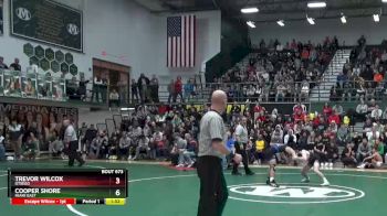 120 lbs 1st Place Match - Cooper Shore, Miami East vs Trevor Wilcox, Otsego