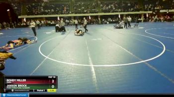 90 lbs Champ. Round 2 - Bohdy Miller, Iowa vs Jaxson Brock, Moen Wrestling Academy