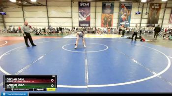 92 lbs Rd# 2 10:30am Friday - Declan Dahl, Minnesota Funky Singlets vs Carter Sosa, Cali Red