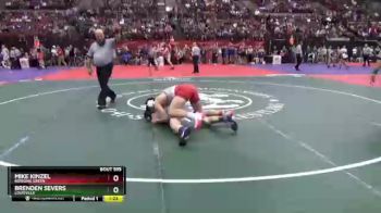 D2-157 lbs Quarterfinal - Mike Kinzel, Bowling Green vs Brenden Severs, Louisville