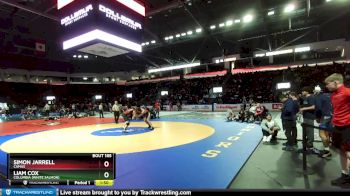 165 lbs Champ. Round 2 - Simon Jarrell, Camas vs Liam Cox, Columbia (White Salmon)