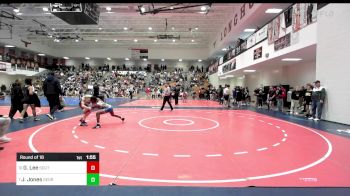 106 lbs Round Of 16 - Grant Lee, South Effingham Mustang Wrestling Club vs Jayme Jones, Georgia