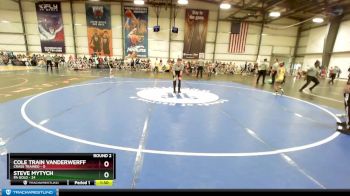 64 lbs Rd# 2 10:30am Friday - Steve Mytych, PA Gold vs Cole Train Vanderwerff, Crass Trained