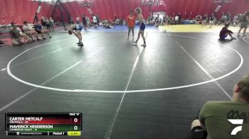 157 lbs Round 4 (16 Team) - Maverick Henderson, Cambridge-Isanti vs Carter Metcalf, Indianola