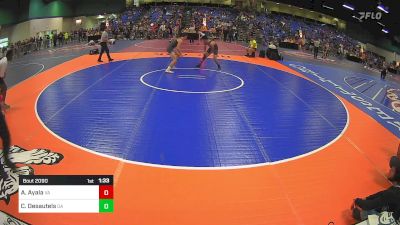 132 lbs Round Of 128 - Adam Ayala, VA vs Connor Desautels, GA