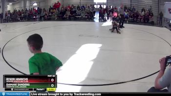 26 lbs Semifinal - Damani Sanders, Sherman Challengers vs Ryker Hinrichs, Seward Wrestling Club