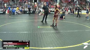 68 lbs 3rd Place Match - Emma Wiggs, Menominee Youth Wrestling vs Averie Griffin, Detroit Grappling Academy