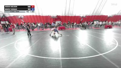 126 lbs Cons. Semi - Josiah Nelson, Trophy Hunters Wrestling Club vs Bently Nowak, Team Nazar Training Center