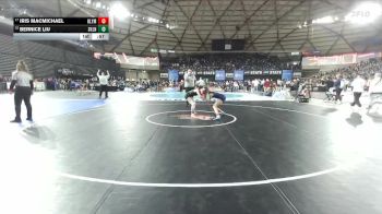 Girls 4A 115 lbs Cons. Round 1 - Bernice Liu, Skyline (Girls) vs Iris MacMichael, Olympia (Girls)