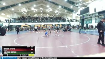 70 lbs Quarterfinal - Boxer Stone, Eagle vs Keaton Borge, Emmett