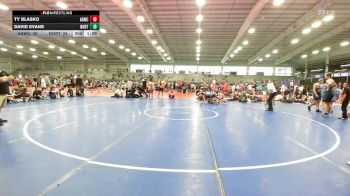 165 lbs Round Of 32 - Ty Blasko, All-American Wrestling Club MS vs David Evans, North Carolina National Team Blue