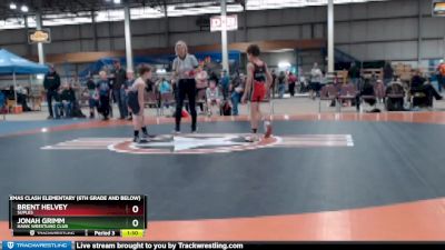 71 lbs Champ. Round 1 - Brent Helvey, Suples vs Jonah Grimm, Hawk Wrestling Club