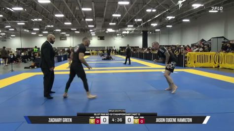 Jason Eugene Hamilton vs Zachary Green 2026 Pan IBJJF Jiu-Jitsu No-Gi Championship