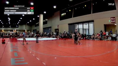 62 lbs Round 3 (4 Team) - Arya Robertson, AR-15 Pink vs Avery Wright, Alabama Elite Black