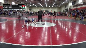 45 lbs Cons. Round 3 - Krew Kafer, MATPAC Wrestling - ND vs Thomas Seck, STMA Knights