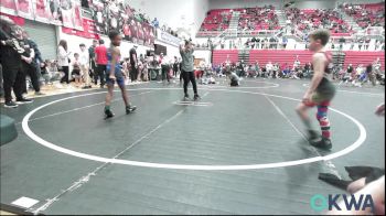 58 lbs Quarterfinal - Crew Smith, Hinton Takedown Club vs Levi Hughes, D3 Wrestling Cluib