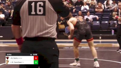 157 lbs Consi Of 8 #2 - Blake Saito, Brown vs Rocco Camillaci, Princeton
