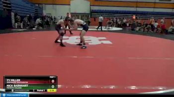 157 lbs Champ. Round 2 - Nick Barnhart, Messiah College vs Ty Miller, Wisconsin-Whitewater