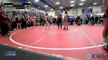 117 lbs Rr Rnd 1 - Zoe Parish, Wagoner Takedown Club vs Brinlee Taylor, Lady Outlaw Wrestling Academy