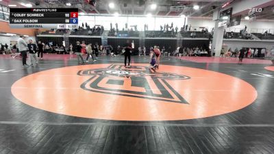 138 lbs Semifinal - Colby Schreck, Victory vs Dax Folsom, Open Mats