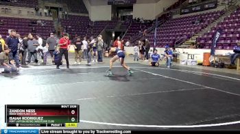 97 lbs 3rd Place Match - Isaiah Rodriguez, Fort Lupton Metro Wrestling Club vs Zandon Ness, Ridge Wrestling Club