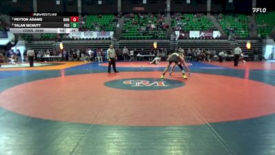 6A 150 lbs Cons. Semi - Peyton Adams, Southside Gadsden vs Talan Mcnutt, Pell City