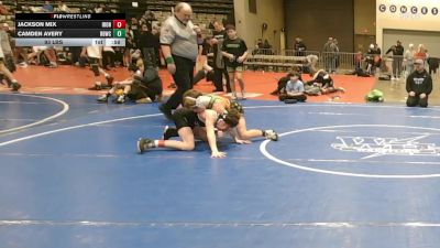 93 lbs Rr Rnd 4 - Jackson Mix, Iron Wolves vs Camden Avery, Rabbit Wrestling Club - MSC