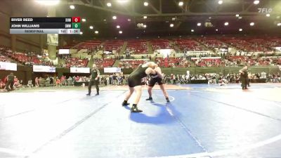 250 lbs Semifinal - John Williams, Project Wrestling vs River Reed, Cougar Wrestling Club