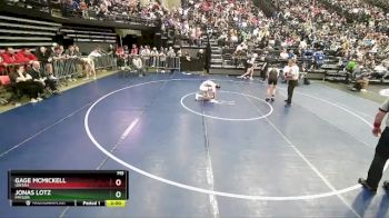 138 lbs Cons. Round 1 - Jonas Lotz, Payson vs Gage Mcmickell, Uintah