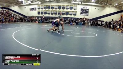 120 lbs Cons. Round 2 - Lincoln Ollom, Fremont Ross vs Hank Wagner, Solon