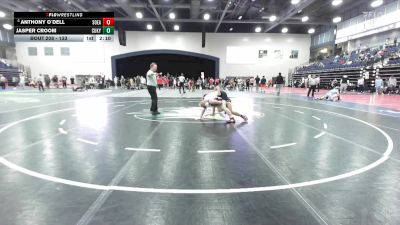 133 lbs Cons. Round 1 - Anthony O`dell, Southeastern vs Jasper Croom, SOT/DOZ