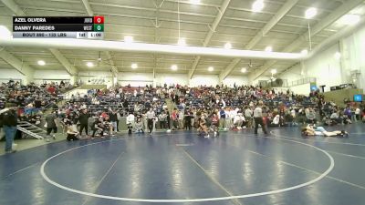 132 lbs Quarters - Danny Paredes, Westlake vs Azel Olvera, Jordan