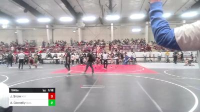 184 lbs Quarterfinal - Joshua Snow, No Team vs Arthur Connelly, Nucla