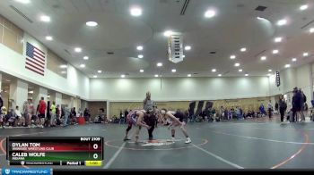 61-65 lbs Semifinal - Dylan Tom, Wawasee Wrestling Club vs Caleb Wolfe, Indiana